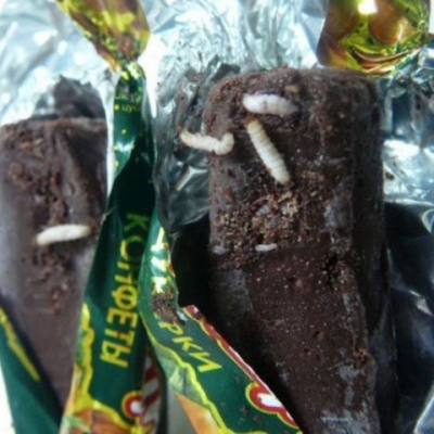 Осторожно, червивые конфеты!