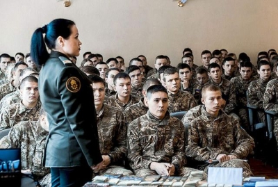 Представители Нацгвардии встретились с учащимися лицея «Патриот»