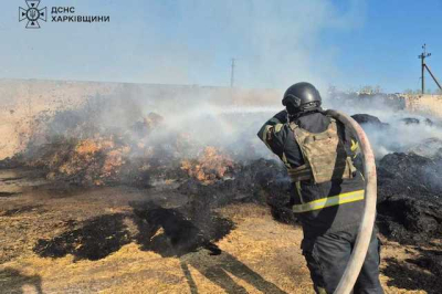 Российские оккупанты нанесли удар по сельхозпредприятию в селе Глушкова