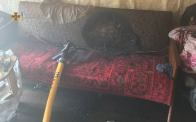 Во время пожара в квартире 5-этажного дома спасли мужчину