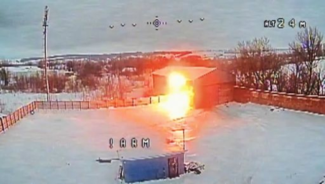 Бойцы бригады «Гарт» уничтожили вражеский склад боеприпасов