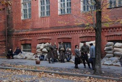 На территории Харьковского политеха снимают большое кино (фото)