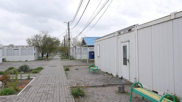 В Харькове демонтируют модульный городок для переселенцев