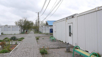 В Харькове демонтируют модульный городок для переселенцев