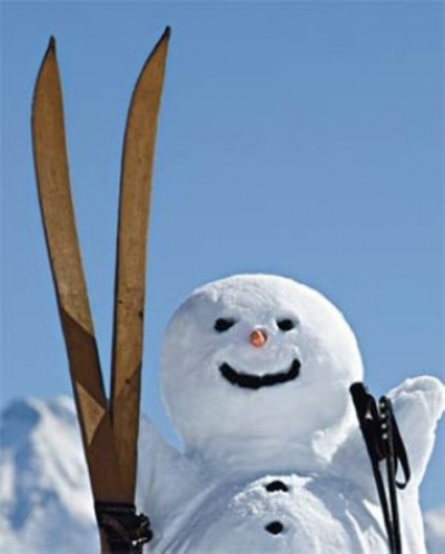 По улицам Харькова можно ходить на лыжах