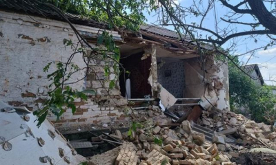 Российские оккупанты выпустили сотни снарядов по приграничной Сосновке