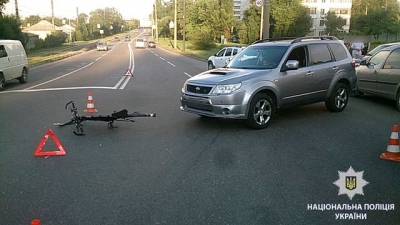 В Харькове – очередное ДТП с участием велосипедиста (фото)