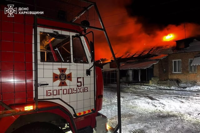 Два человека погибли во время бытового пожара в Богодуховском районе