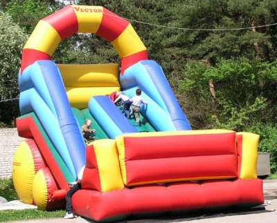 Надувные аттракционы не прошли проверку