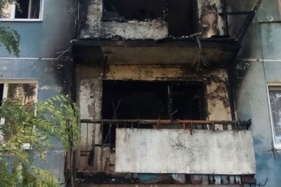 На Салтовке горели три квартиры в многоэтажном доме