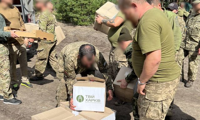 Военные «на нуле» получили помощь от благотворительного фонда