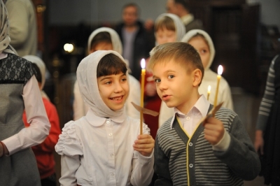В Харькове прошел детский молебен