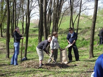 Прошел массовый субботник
