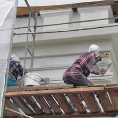 В филармонии проводят ремонтные работы