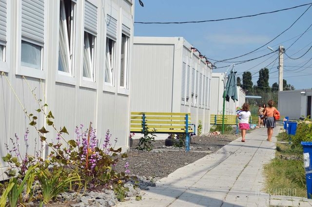 Переселенцы из модульного городка провели акцию протеста