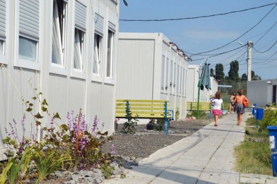 Переселенцы из модульного городка провели акцию протеста