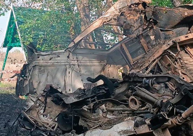 Возле Балаклеи на противотанковой мине подорвался автомобиль – водитель погиб