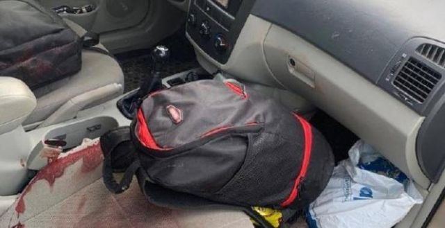 Оккупанты возле села Каменка обстреляли гражданский легковой автомобиль