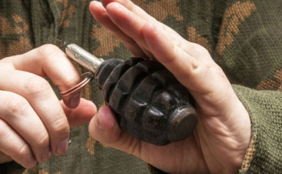 Ночью полиция провела операцию «Гром» и задержала парня с гранатой