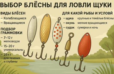 Блесна для успешной ловли щуки на спиниг: советы от рыбака