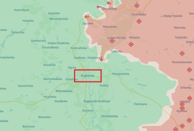 Российские войска отошли с некоторых позиций на Купянском направлении