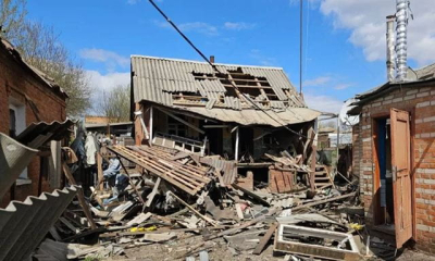 В Богодухове во время вражеской атаки пострадали пятеро местных жителей