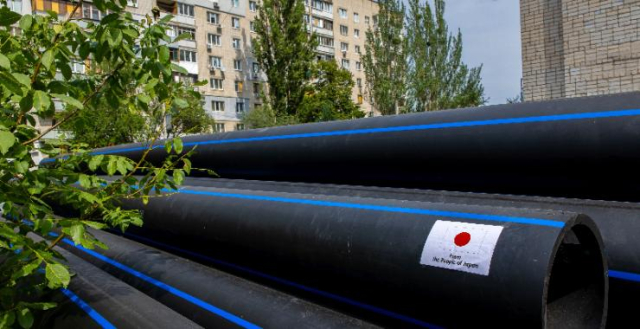 Япония помогает харьковским коммунальщикам восстанавливать водопроводы