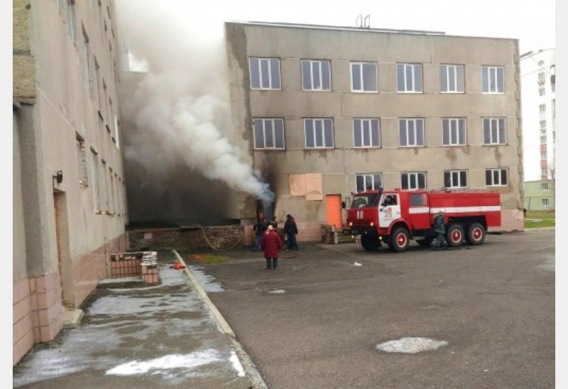 В Харькове горела поликлиника