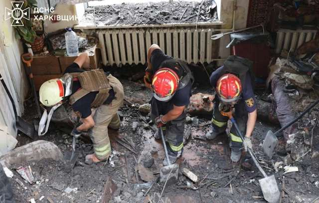 Завершены работы на месте ракетного удара по 5-этажному дому