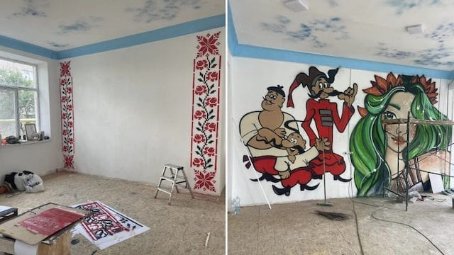 Внук Джанни Родари помогает восстановить библиотеку в Изюме