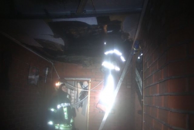 В Харькове – пожар в кафе (видео)