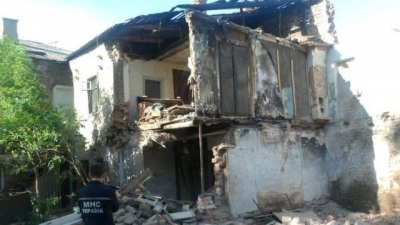 В Харькове рухнул cтолетний дом