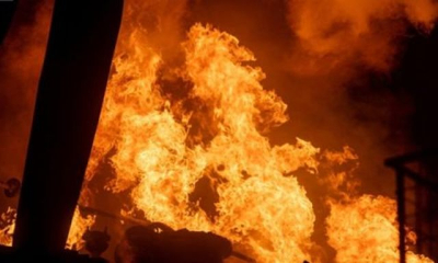 В Лозовском районе пожарные спасли 78-летнюю женщину из горящего дома