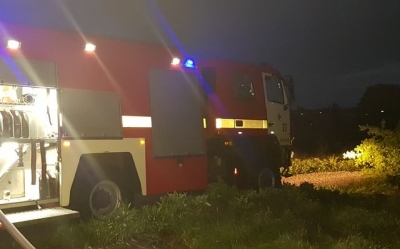 В Дергачевском районе горел частный дом