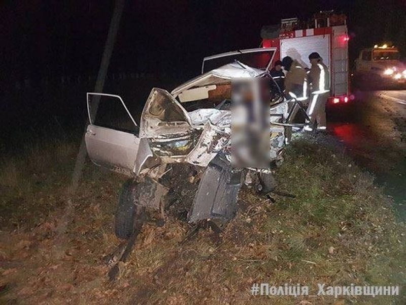 Под Харьковом произошло трагическое ДТП: погиб 18-летний парень (фото)