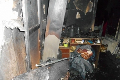 Во время пожара в Первомайском погиб молодой мужчина