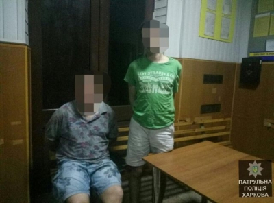 В Харькове разбушевавшиеся пьяные люди напали на копов