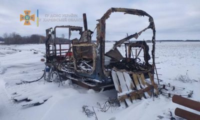 В поле во время пожара в бытовке погиб 64-летний сторож