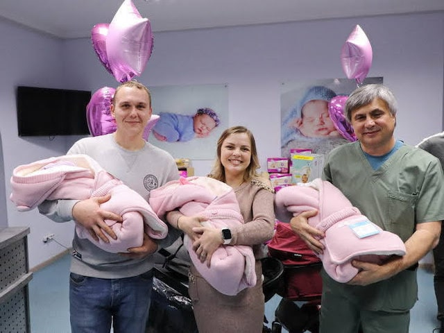 В Одессе в семье переселенцев из Харькова родилась тройня