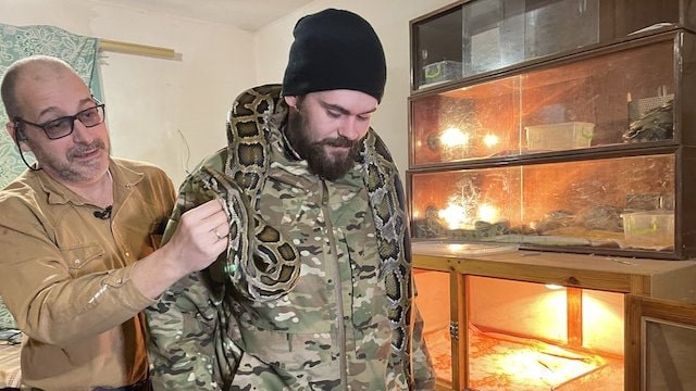 Украинский защитник спас из российского танка питона - его узнали жители Купянска