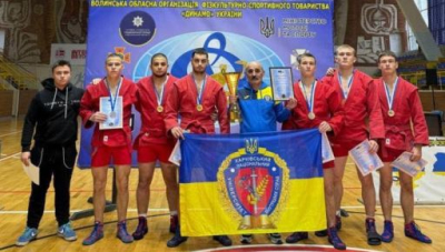 Команда Харьковского НУВД лидировала на чемпионате Украины по борьбе самбо