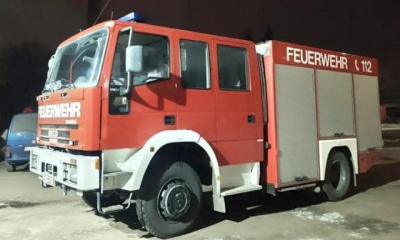 Роганская громада получила от зарубежных волонтеров пожарный автомобиль