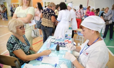 В Песочине прошла ярмарка здоровья