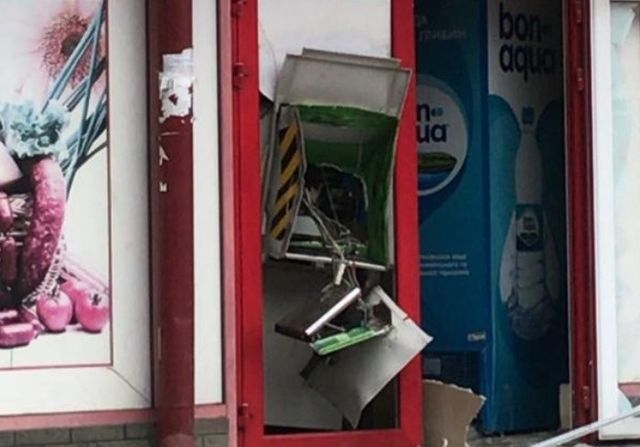 Сегодня на рассвете в Харькове подорвали банкомат