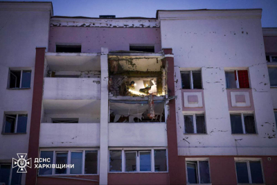 Российские дроны атакуют многоэтажные дома в Харькове