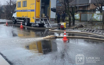 Спасатели Харьковщины ликвидируют последствия подтоплений в четырех районах