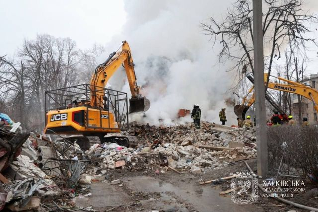 Завершены поисковые работы в доме, разрушенном российским ракетным ударом