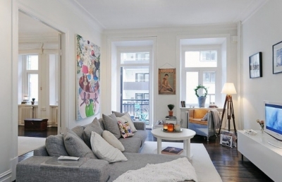 Скандинавский стиль в интерьере квартиры: фото с яркими акцентами