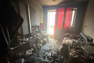 В Харькове горела квартира в 12-этажном доме, погиб человек
