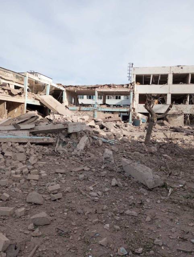 Россияне уничтожили учебное заведение на Харьковщине